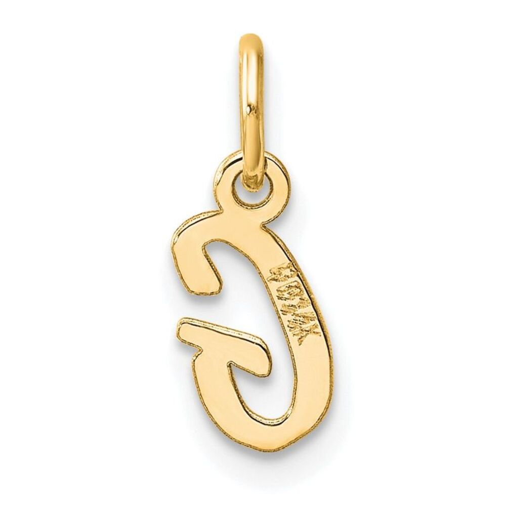 Kazi Luxury 14k Yellow Gold Small Script Letter G… - image 3